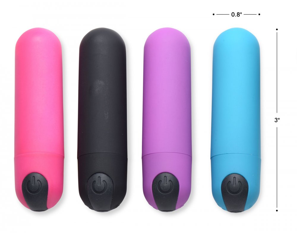 Bang! Remote Control Vibrating Bullet Black