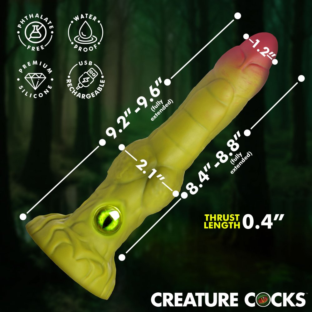 Creature Cocks Eyegor Thrusting and Vibrating Dildo